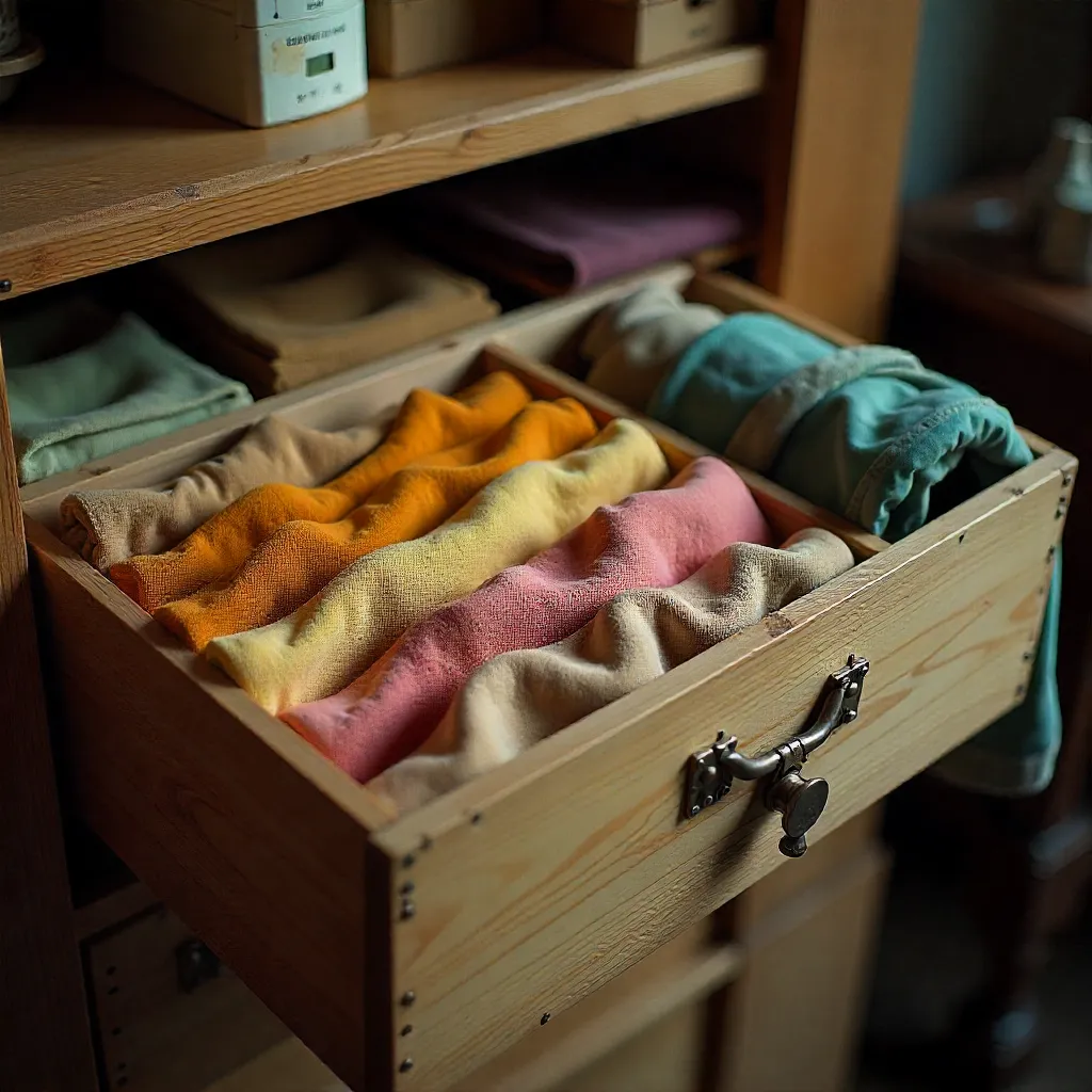 Specialized storage for delicate fabrics